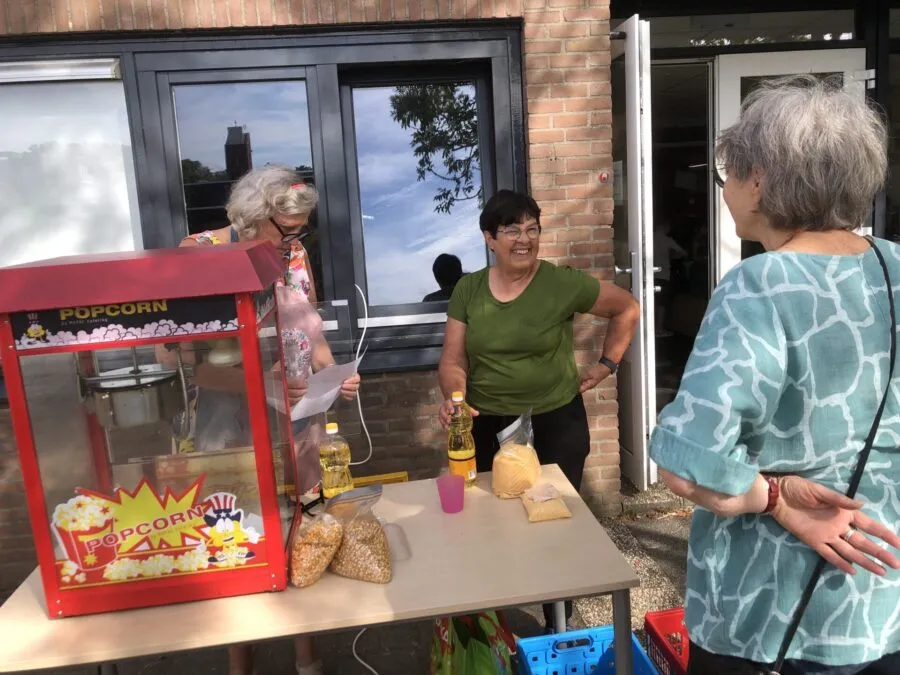 Popcorn voor schoolkinderen vastenactie Zeist 1