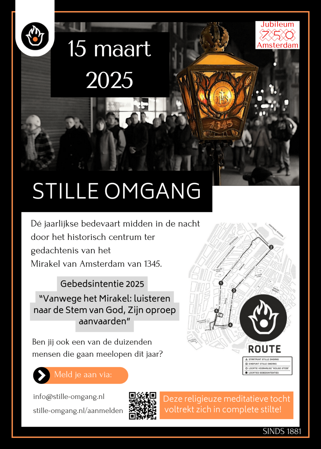 Stille omgang Poster 2025