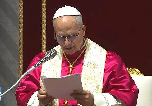 paus Leo gebedswake 11 april 2026 Vatican Media bgw